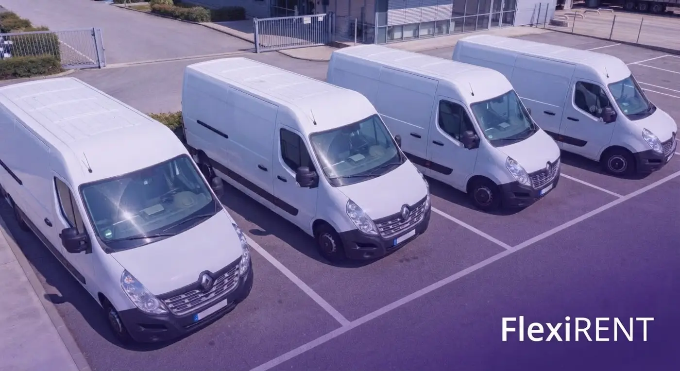 Flotni najam kombija — vozni park FlexiRENT kombija spreman za tvrtke u Zagrebu